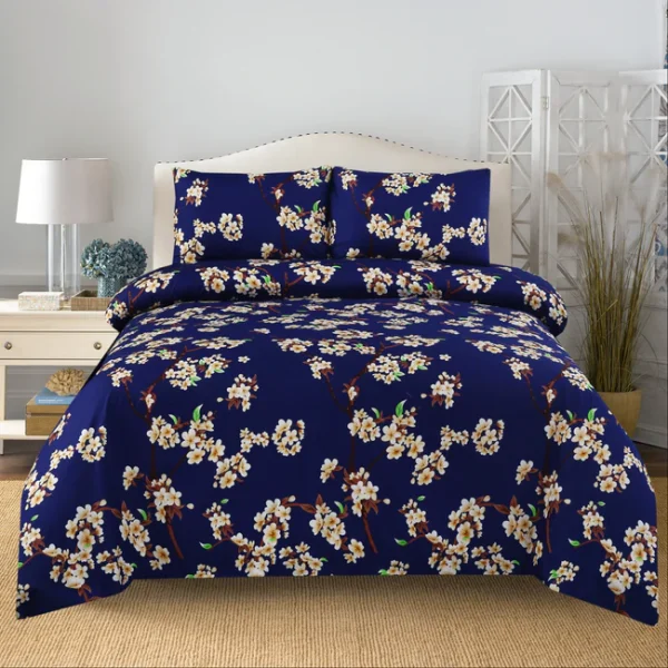 PRINTED PURE COTTON BEDSHEET ASH-4066